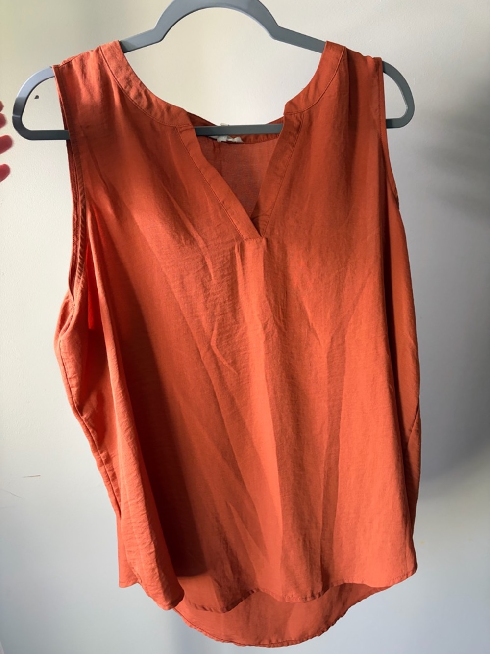 Maurices Sleeveless V-Neck Camisole in Burnt Orange